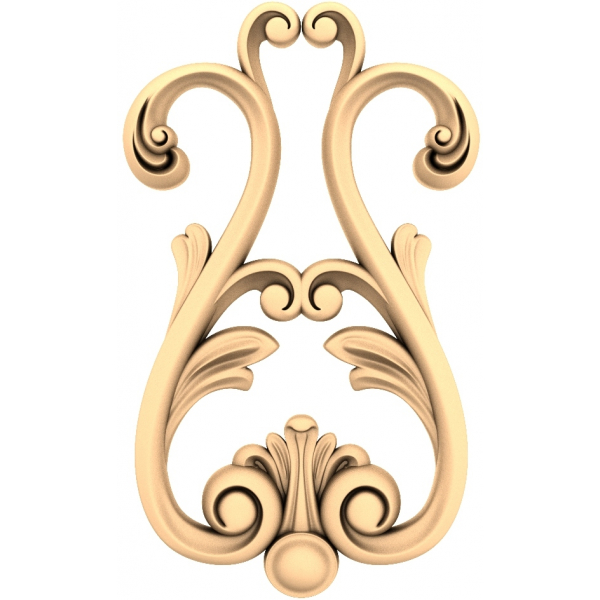 Ornate Flourish Embrace 3D STL Model Ornate Flourish Embrace 3D STL Model