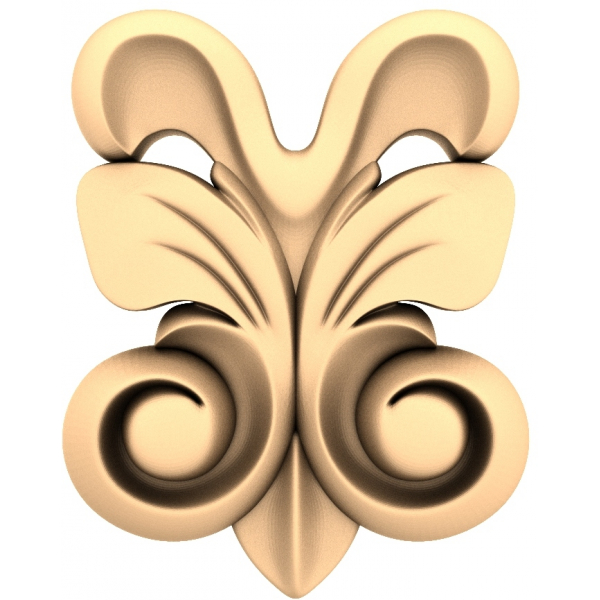 گل ظرافت امداد 3D مدل برای CNC