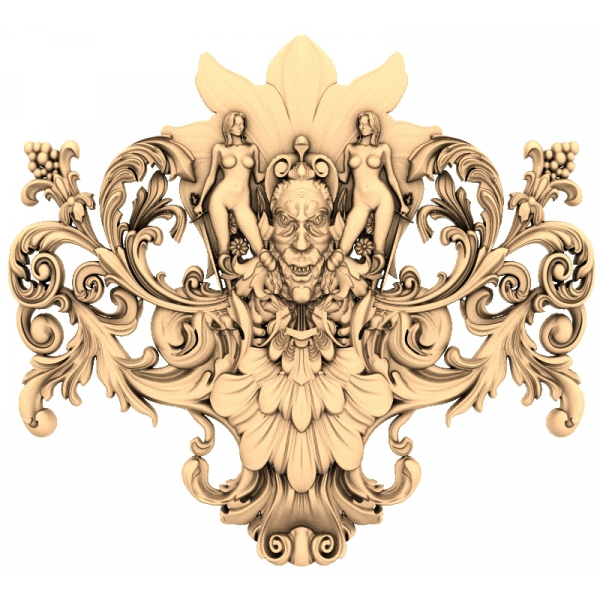 Mythical Allegory 3D STL Model for CNC