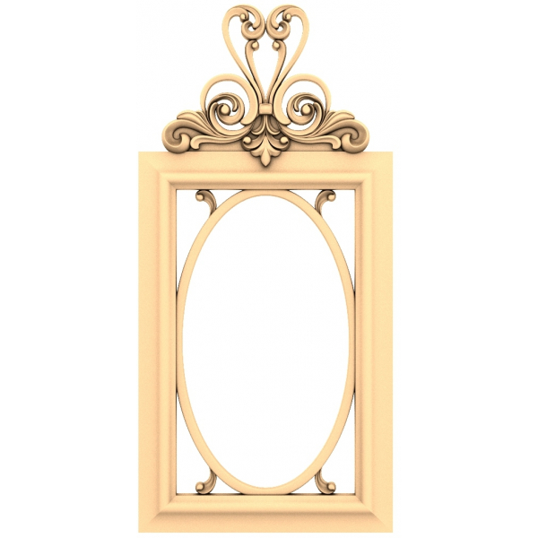 Elegance Frame 3D STL Model for CNC Elegance Frame 3D STL Model for CNC
