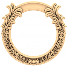 Ornate Circular Frame