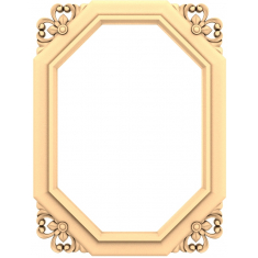 Ornate Octagonal Frame