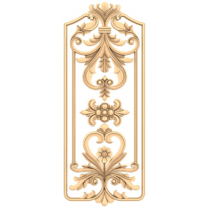 Blommig Elegance Dekorativ Panel