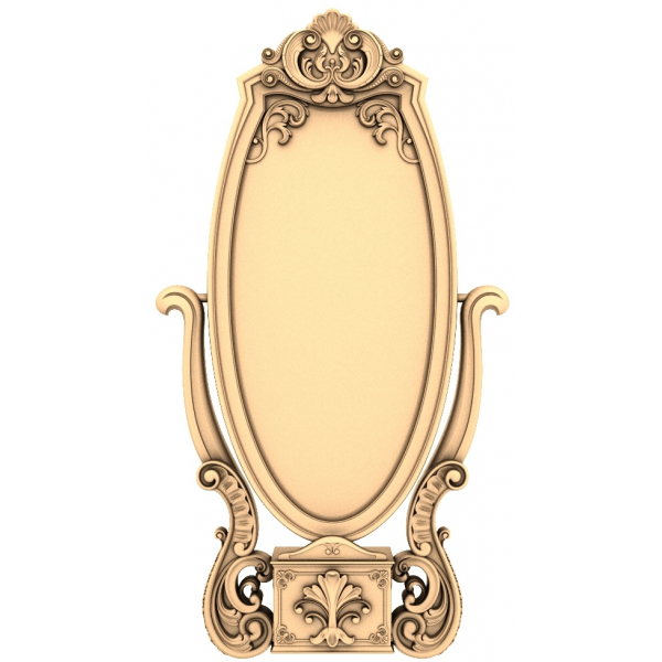 Baroque Elegance Frame 3D STL Model for CNC Router Baroque Elegance Frame 3D STL Model for CNC Router