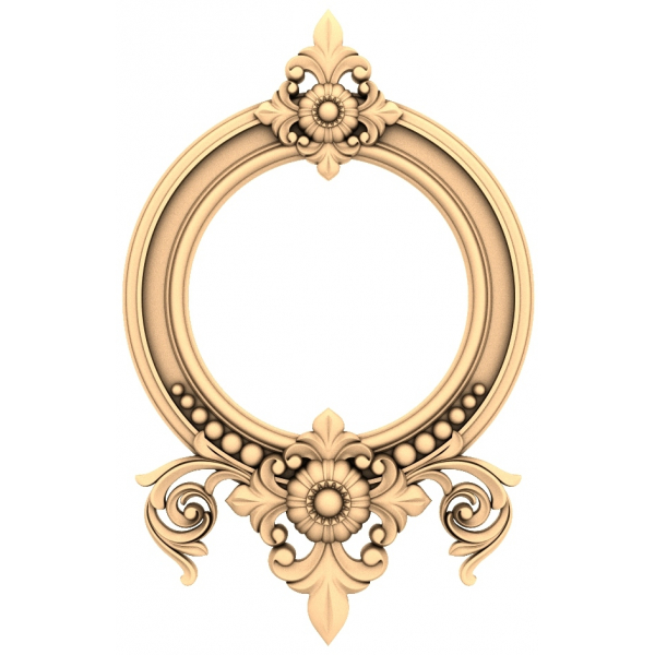 Moldura decorativa Barroca Elegância 3D STL Modelo Moldura decorativa Barroca Elegância 3D STL Modelo
