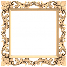 Ornate Floral Frame