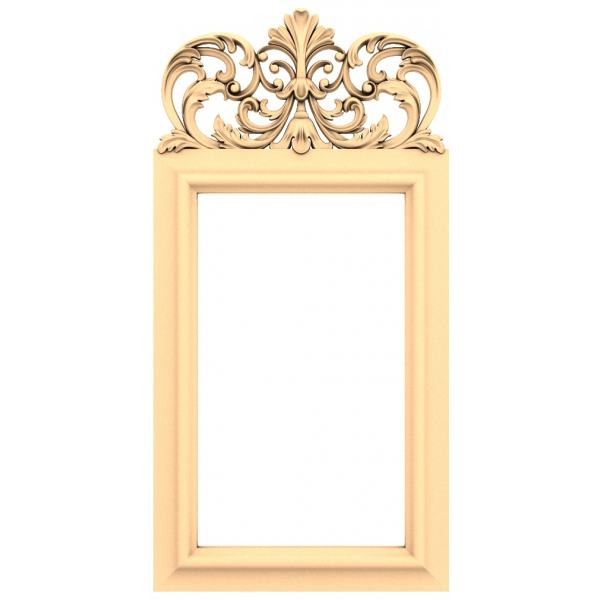 เฟรม Baroque Elegance รุ่น STL สำหรับ CNC