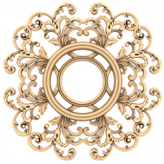 Baroque Elegance Rosette