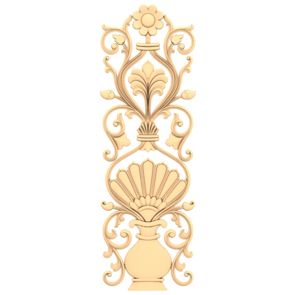 Reliéf květinové elegance 3D model STL Reliéf květinové elegance 3D model STL
