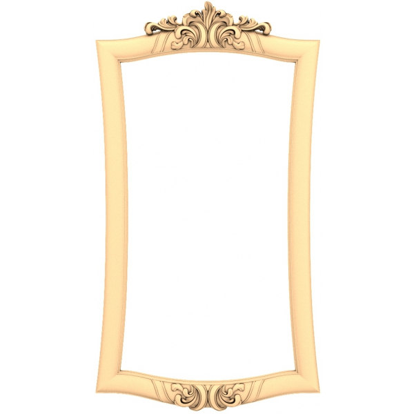 Baroque Elegance Frame 3D STL Model for CNC Baroque Elegance Frame 3D STL Model for CNC