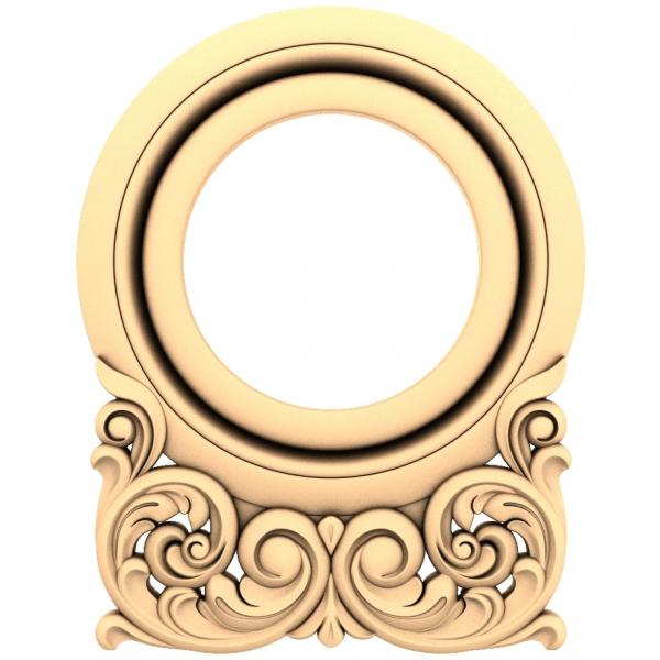 Udsmykket Elegance Frame 3D STL Model til CNC Udsmykket Elegance Frame 3D STL Model til CNC