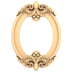 Ornate Oval Frame