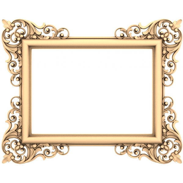 Ornate Elegance 3D Model for CNC and 3D Printing