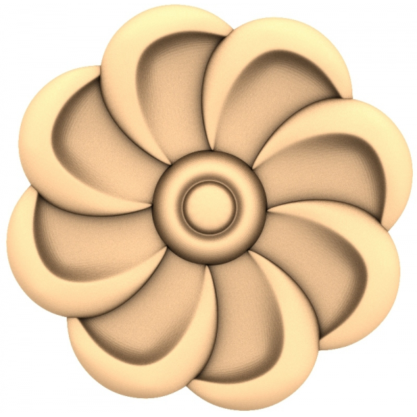 Blossom Embrace 3D STL Model for CNC and 3D Printing