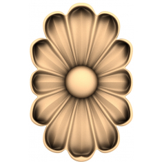Golden Petal Rosette