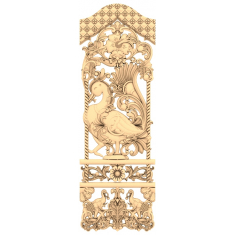 Utsmyckad Swan Panel