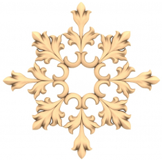 Floral Elegance Relief