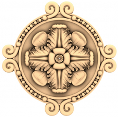 Vintage Flourish Medallion