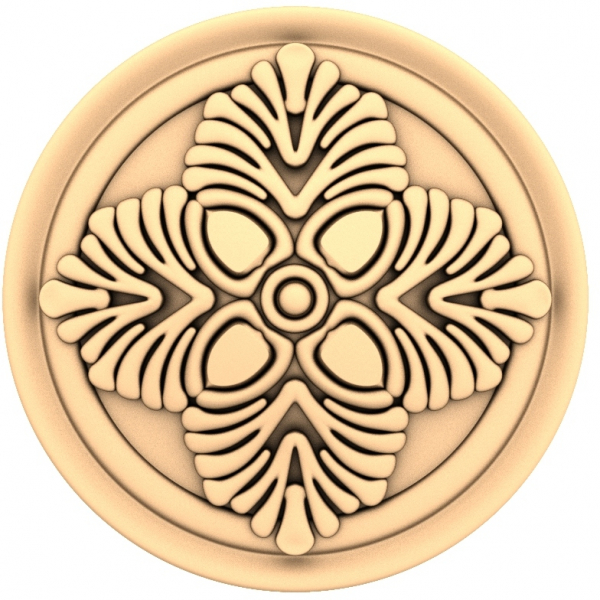 Kvetinová Harmony Rosette 3D STL model