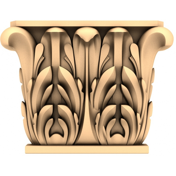 Acanthus Elegance 3D-model til CNC