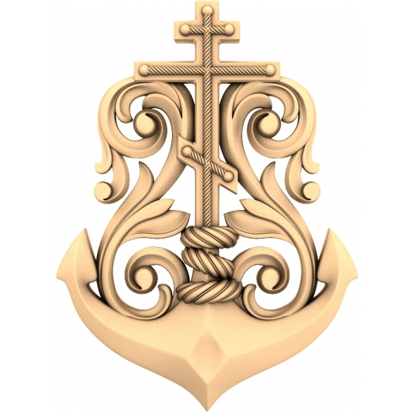 Anchor of Faith 3D STL modell CNC-hez