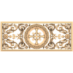Renesanční květinový panel