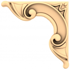 Elegant Swirl Corner