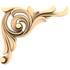 Graceful Swirl Corner