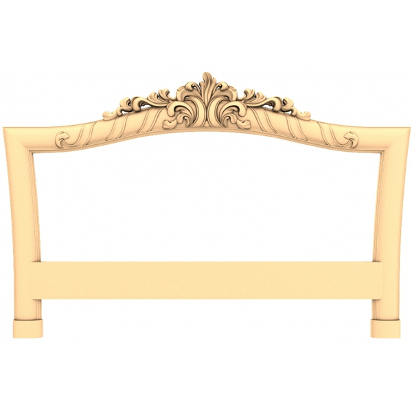 Baroque Opulence Bedhead STL Model for CNC Baroque Opulence Bedhead STL Model for CNC