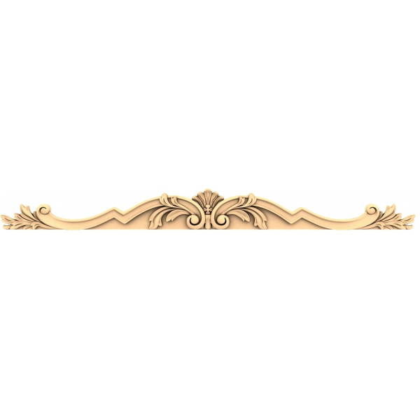 Ornate Fleur De Lis Cornice 3D STL Model Ornate Fleur De Lis Cornice 3D STL Model