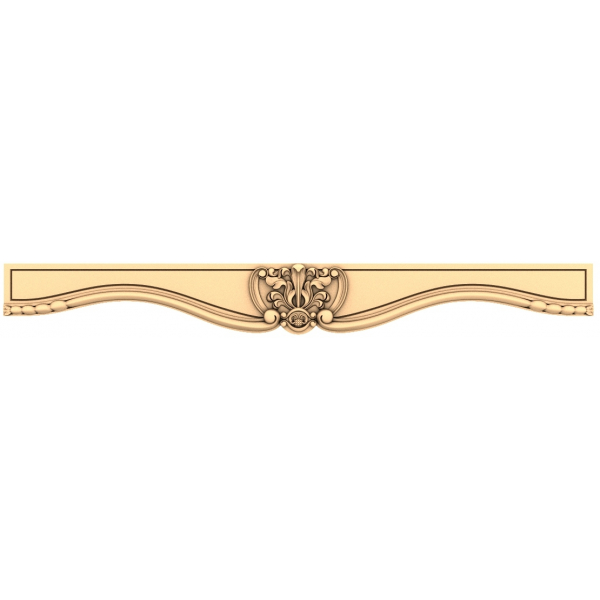 Regal Flourish Decorative Panel 3D STL Model for CNC Regal Flourish Decorative Panel 3D STL Model for CNC