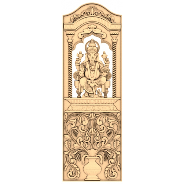 Divine Ganesh 3D panel pro CNC carving Divine Ganesh 3D panel pro CNC carving
