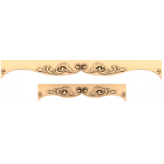 Elegant Flourish Decorative Panel