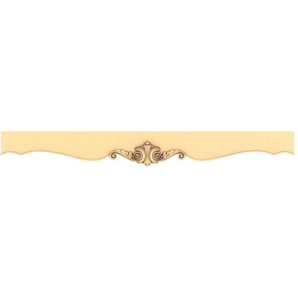 Baroque Harmony Panel 3D STL Model for CNC