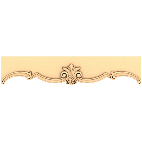 Vynikající květinová elegance Cornice STL model Vynikající květinová elegance Cornice STL model