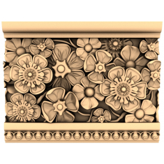 Floral Harmony Panel