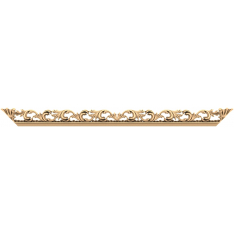 Floral Wave Cornice