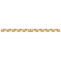 Elegant Wave Ornament