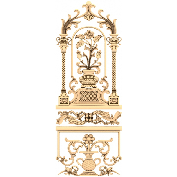 Elegance in Bloom 3D STL model pro CNC obrábění dřeva Elegance in Bloom 3D STL model pro CNC obrábění dřeva
