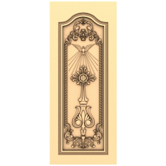 Himmelska korsrelief