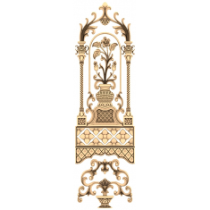 Elegant Floral Arch Panel