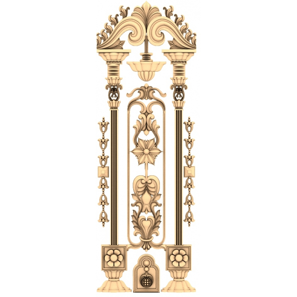 Majestic Fleur-de-Lis Panel 3D Model STL dla CNC Majestic Fleur-de-Lis Panel 3D Model STL dla CNC