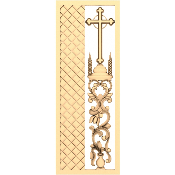 Elegance Sanctuary Relief – 3D STL model pro CNC routery a 3D tiskárny