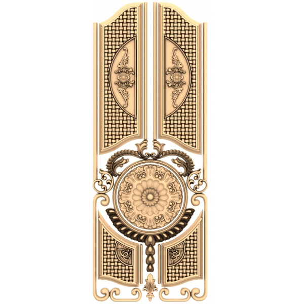 CNC Woodworking کے لیے Baroque Elegance پینل CNC Woodworking کے لیے Baroque Elegance پینل
