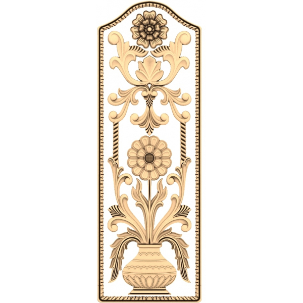 Floral Elegance 3D Dekoratif Panel