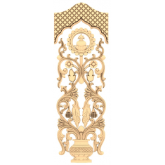 Ornamental Flourish Panel