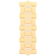 Geometrisk harmoni dekorativ panel