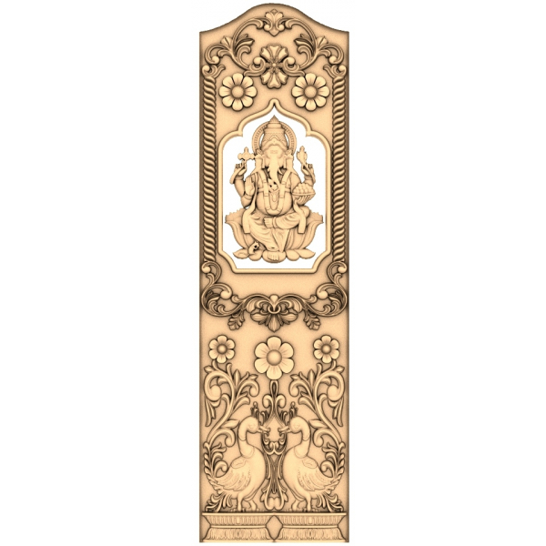 Divine Ganesha Panel 3D STL Model til CNC Divine Ganesha Panel 3D STL Model til CNC