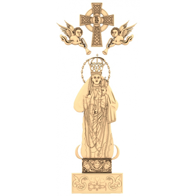 Holy Guardian Relief - 3D Model for CNC