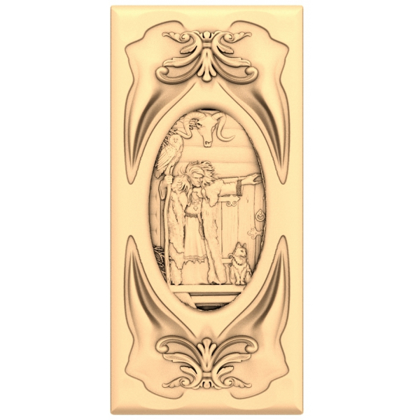 Forest Guardian Relief - 3D STL Model for CNC